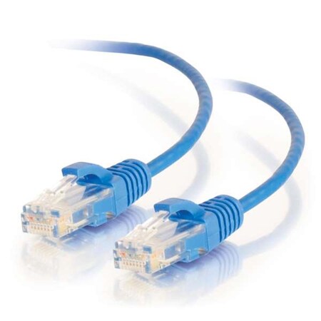 Fasttrack 5 ft. Cat6 Snagless Unshielded UTP Slim Ethernet Network Patch Cable, Blue FA987393